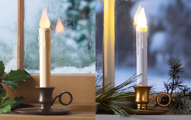 Classic candlestick style window candle