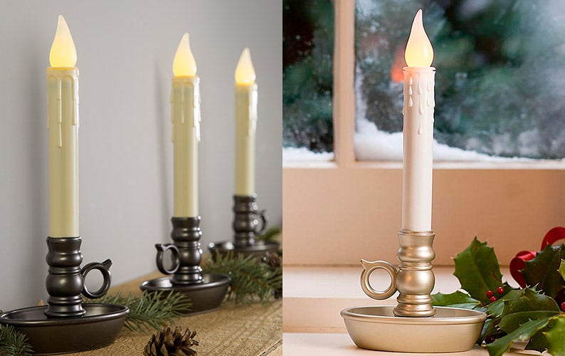 Colonial Style window candles